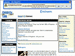 Eminem sites at Celebrity Link